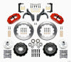 Wilwood Narrow Superlite 6R Front Hub Kit 12.88in Red 59-64 Chevy Impala / 63-64 Corvette