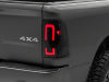 Raxiom 09-18 Dodge RAM 1500/2500/3500 Axial Series LED Tail Lights- Black Housing (Smoked Lens)