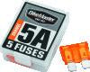 BikeMaster 5Piece 5A Replacement Fuse