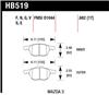 Hawk HP+ 08-09 Mazda 3 / Ford/ Volvo DTC-60 Race Front Brake Pads
