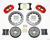 Wilwood Narrow Superlite 6R Front Hat Kit 12.88in Drilled Red 2008 Toyota Matrix