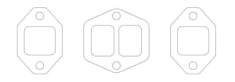 Cometic Oldsmobile 371 Gen-1 Rocket V8 .059in CFM Exhaust Manifold Gasket Kit J-2 Golden Rocket