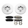 Power Stop 96-98 Nissan Pathfinder Front Z17 Evolution Geomet Coated Brake Kit
