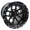 Race Star 64 Pro Forged Wicked 15x11 Lug Mount Black Anodized/Machined 5x135BC 6.50BS