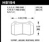 Hawk 00-02 Dodge Viper 8.0L ACR OE Inc. Clips Pins Front ER-1 Brake Pads