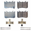 Power Stop 2024 Ford Mustang Rear Z17 Evo Ceramic Brake Pad w/Hardware