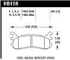 Hawk 94-05 Miata / 01-05 Normal Suspension HP+ Street Rear Brake Pads (D636)