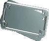 Kuryakyn License Frame & Backing Plate Set 4in X 7in Chrome