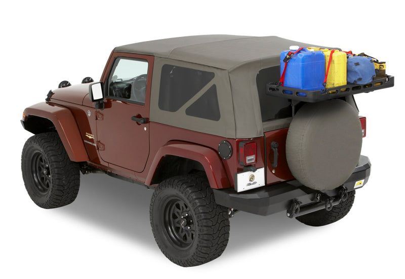 Bestop 07-18 Jeep Wrangler Jeep JK Highrock 4X4 Tailgate Rack Bracket Kit For Highrock Tray 41444