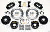 Wilwood Narrow Superlite 4R Rear P-Brk Kit 12.88in Ford 8.8 w/2.5in Offset-5 Lug