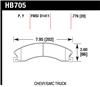 Hawk Chevy/GMC Express/Silverado/Savana/Sierra 15/25/35/4500 Super Duty Rear Street Brake Pads