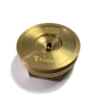 Ticon Industries Tig Aesthetics 3in Universal V-Band Heat Sink w/ Purge - Tellurium Copper