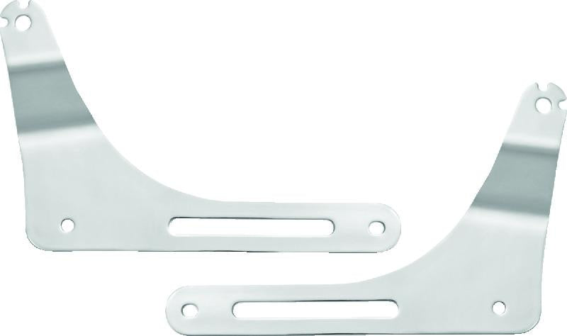 Kuryakyn Fixed Mounts Multi-Purpose Driver & Passenger Backrest 18-Up Softail Black