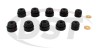 Prothane 80-96 Ford Bronco 2wd/4wd Body Mount - Black