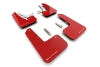 Rally Armor 22-26 VW MK8 Golf GTI/R Red UR Mud Flap w/White Logo