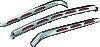 Kuryakyn L.E.D. Trunk Molding For 01-10 GL1800 Chrome Red Lens