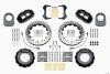 Wilwood Narrow Superlite 4R Front Hat Kit 12.88in Drilled 66-75 Ford Bronco Dana 30/44 w/Lines