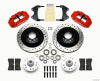 Wilwood Narrow Superlite 6R Front Hub & 1PC Rtr Kit 12.88in Drilled -Red WWE ProSpindle