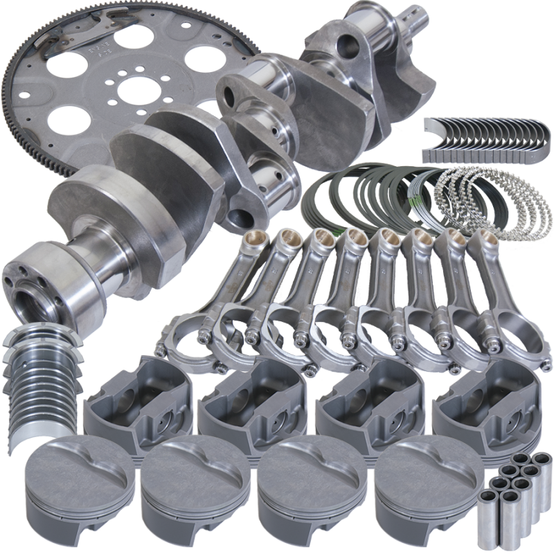Eagle Chevy LT1350 1Pc 3.750in Crank 5.700in I-Beam 4.030in Pistons 168 Tooth FP Balanced Assembly