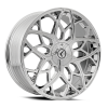 Kraze KR184 Ricochet 22x8.5 / 5x115/120 BP / 38mm Offset / 74.1mm Hub Chrome Wheel