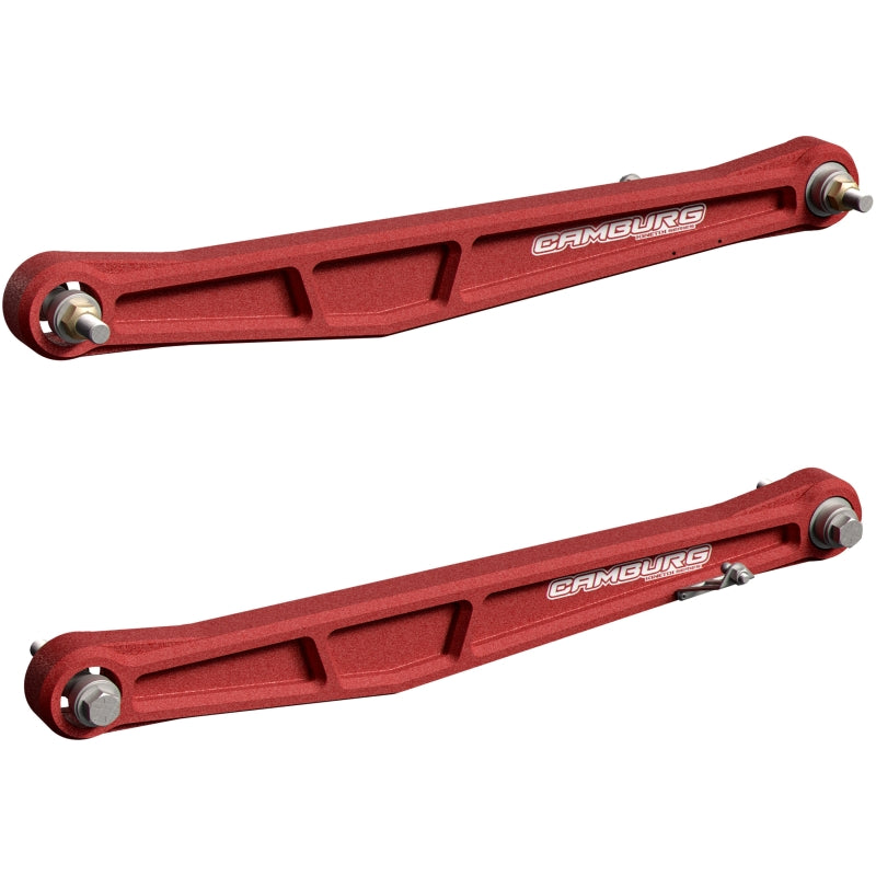 Camburg Ford Ranger Raptor 24-25 KINETIK Series Rear Billet Lower Trailing Arm Kit (RED)