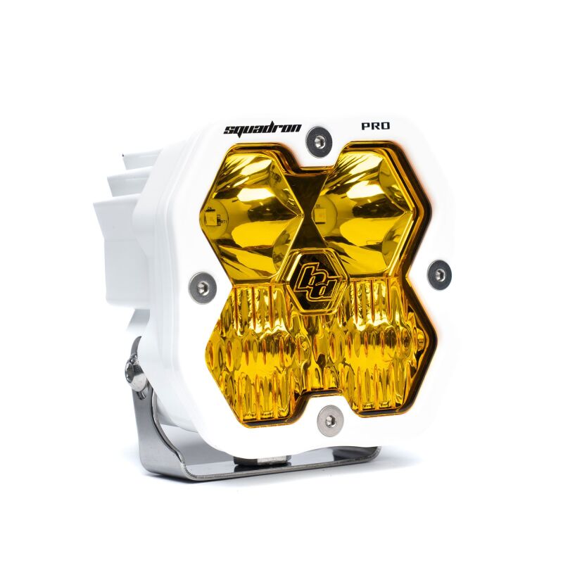 Baja Designs Squadron 2.0 Pro LED Driving/Combo - Baja Amber w/White Housing