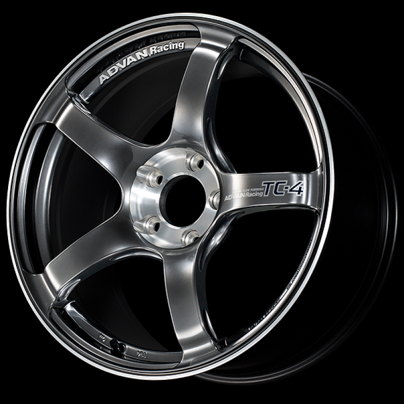 Advan TC-4 SE 18x8.5 / +45 Offset / 5x112 / 66.5mm Bore / Racing Hyper Black and Diamond Cut