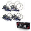 Oracle Vector Jeep Wrangler JK Grille Halo Kit - ColorSHIFT w/ BC1 Controller