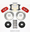 Wilwood AERO6 Front Hat Kit 14.00 Red 63-87 C10 w/ Wilwood Pro Spindles