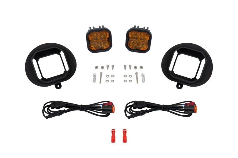 Diode Dynamics 02-08 Dodge Ram 1500/2500/3500 SS3 Fog Light Kit - Yellow Max