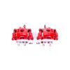 Power Stop 2000 Toyota Camry Rear Red Calipers w/Brackets - Pair