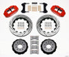 Wilwood Narrow Superlite 6R Front Hat Kit 14.00in Drilled Red 98-02 Camaro/Firebird