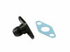 Turbosmart 50.8mm 10AN Oil Drain - Black
