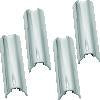 S&S Cycle 2.600in Pushrod Cover Keeper Set - Chrome