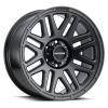 Raceline 944B Outlander 16x6in / 6x139.7 BP / 0mm Offset / 4.25mm Bore - Satin Black Wheel