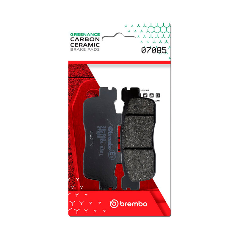Brembo Kawasaki J/KYMCO Agility/KYMCO Downtown/KYMCO X-Town Carbon Ceramic Brake Pad - Rear