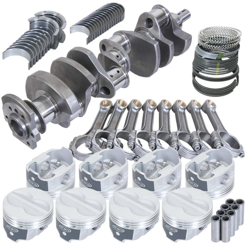 Eagle Chevy 350 3.750in Int Balance Crank 5.700in I-Beam Rod -10cc 4.040in Pistons Rotating Assembly