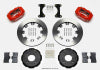Wilwood Forged Dynalite Front Hat Kit 12.19in Drilled Red 2002 Mitsubishi Lancer