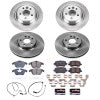 Power Stop 12-15 Land Rover Range Rover Evoque Front & Rear Autospecialty Brake Kit