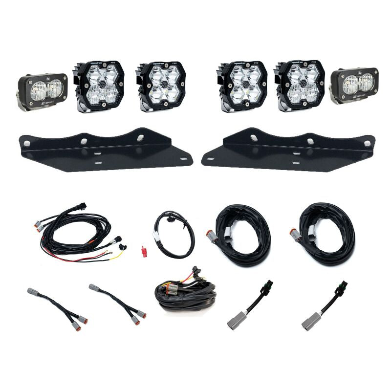 Baja Designs 17-20 Ford Raptor Squadron Pro 2.0/S2 Fog Pocket Kit (Multi Patterns) - Clear