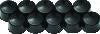 Kuryakyn Kool Kaps Gloss Black 1/4inch Allen Head