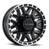 Raceline 953BM Krank 16x6in / 6x139.7 BP / 0mm Offset / 4.25mm Bore - Black & Machined Wheel