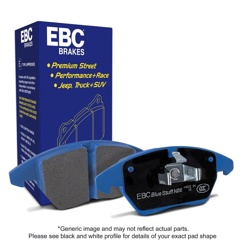 EBC 03-04 Cadillac XLR 4.6 Bluestuff Rear Brake Pads