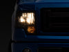 Raxiom 09-14 Ford F-150 Axial OEM Style Rep Headlights- Chrome Housing- Smoked Lens