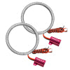 Oracle 14-15 GMC Sierra Surface Mount LED Fog Light Halo Kit - Red