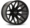 Vossen VFX-03 24x10 - 6x139.7 - ET35 - Deep - 78.1 - Satin Black Wheel