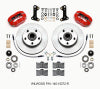Wilwood Forged Dynalite-M Front Kit 11.00in 1 PC Rotor&Hub Red 67-69 Camaro 64-72 Nova Chevelle