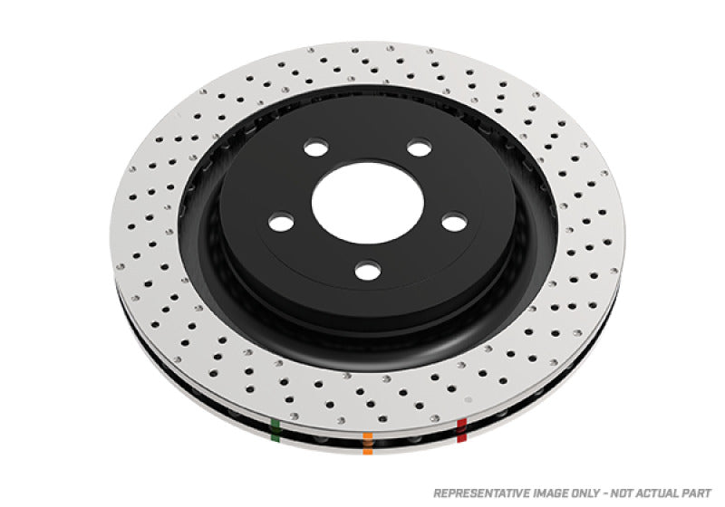 DBA 2018 Kia Stinger (320mm Front Rotor) Front 4000 Series Cross Drilled Rotor