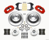 Wilwood Narrow Superlite 6R Front Hub & 1PC Rtr Kit 12.88in-Red WWE ProSpindle