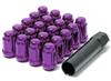 Wheel Mate Muteki Closed End Lug Nuts - Purple 12x1.50